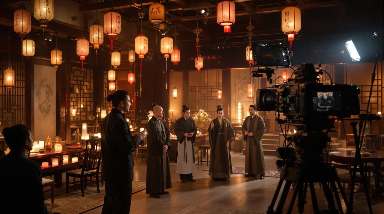 吃瓜网91 - 某知名导演新片片场路透曝光，超豪华演员阵容首次同框